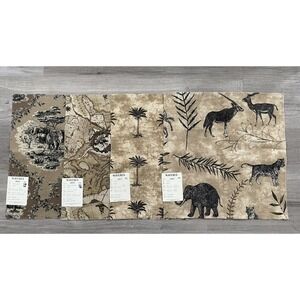 New Vintage Waverly Upholstery Fabric 18x18 Samples Lot of 4